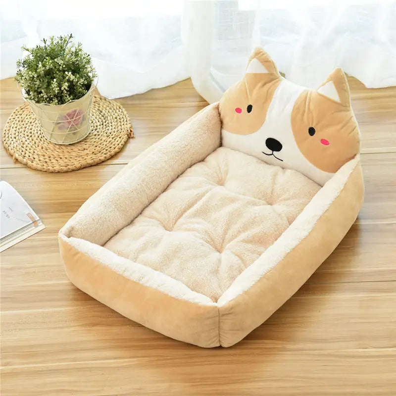 Fluffly Dog Cartoon Bed - Various Characters To Pick From