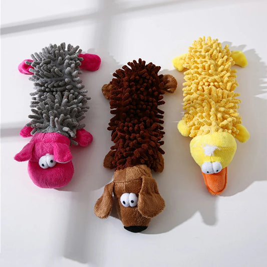 Pet Dog Plush Toy with Squeaker