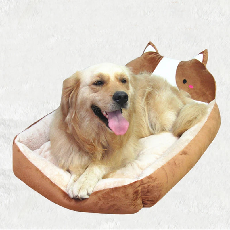 Fluffly Dog Cartoon Bed - Various Characters To Pick From