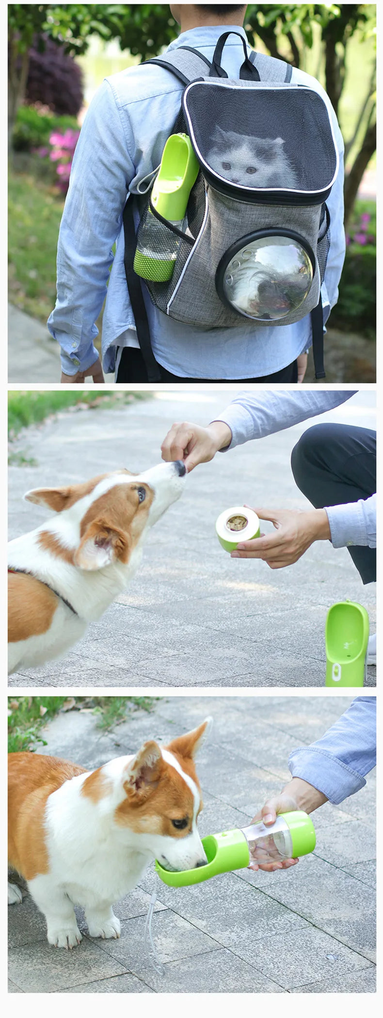 Portable Drinking Water & Food Bowl