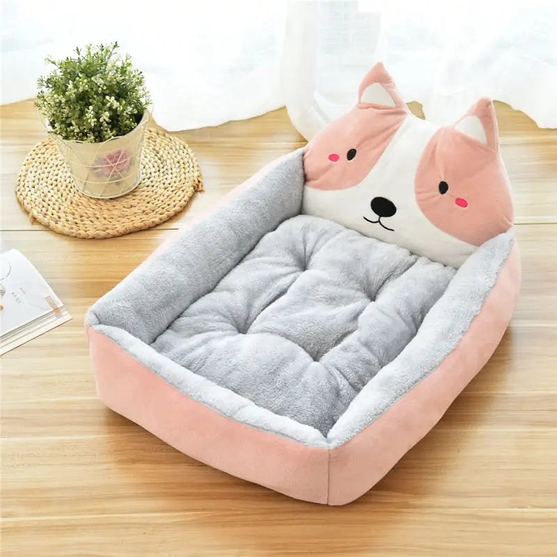 Fluffly Dog Cartoon Bed - Various Characters To Pick From
