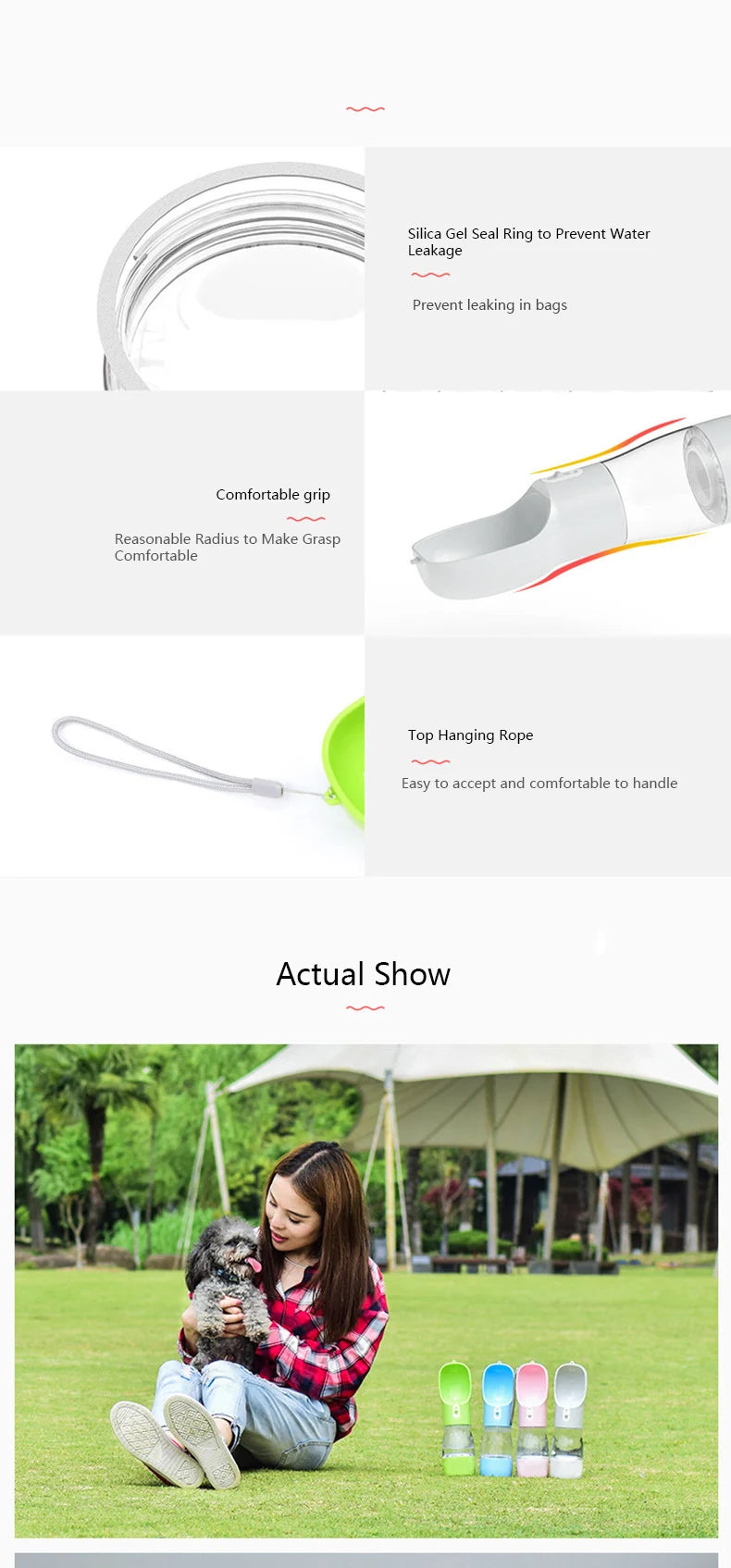 Portable Drinking Water & Food Bowl