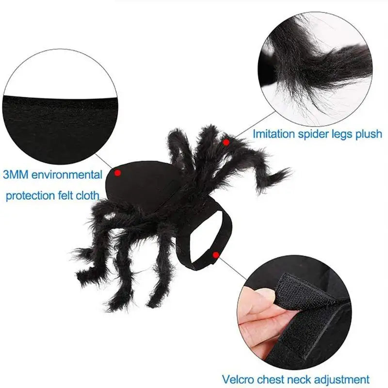 Spider Costume For Pet Cosplay Outfit