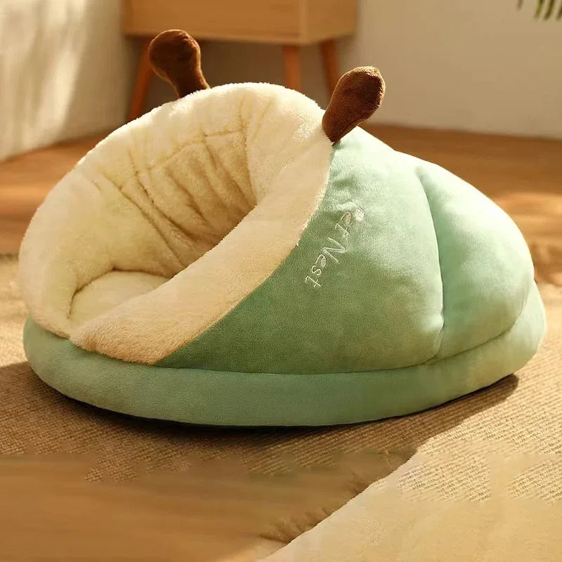 Cozy Slipper-Style Pet Bed