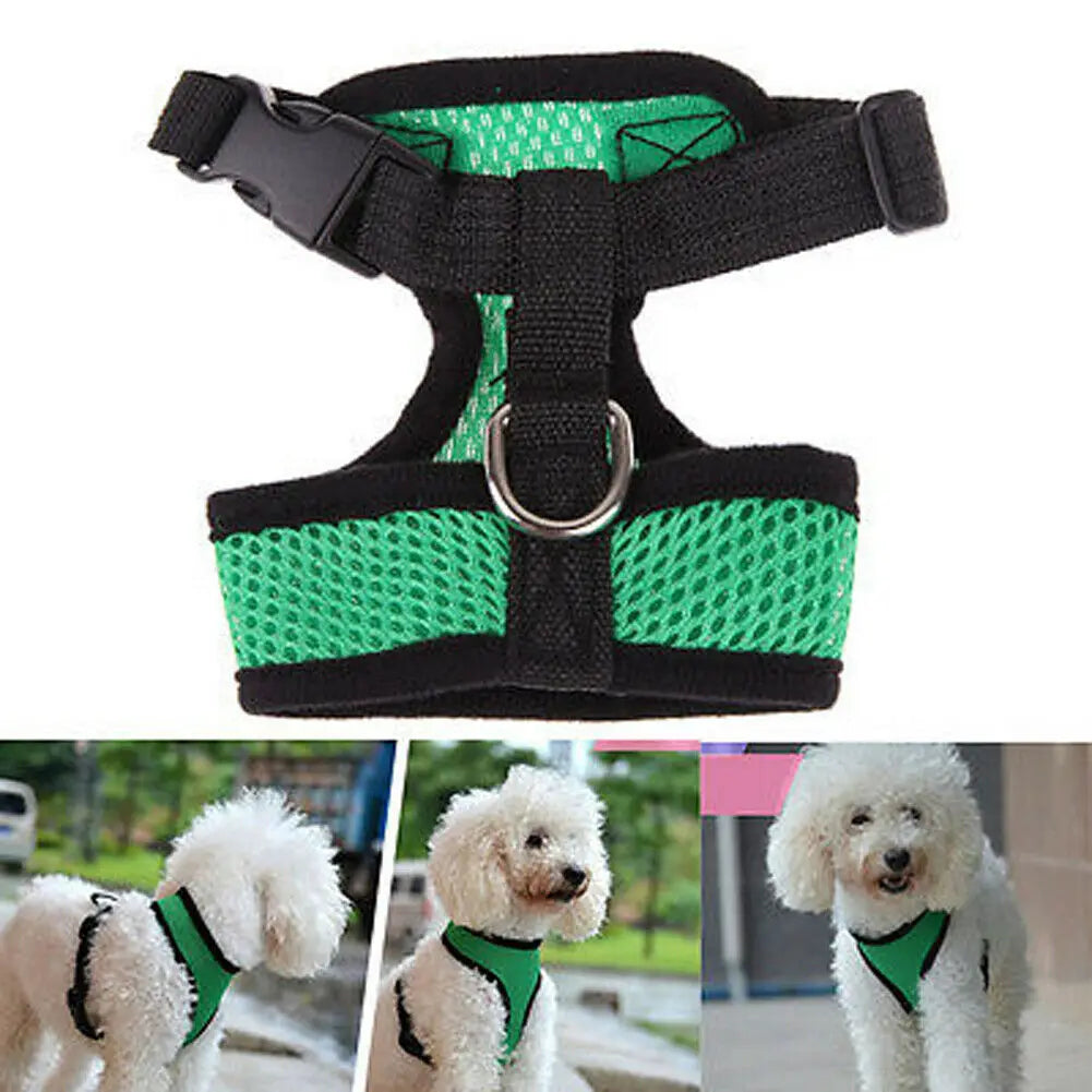 Dog Puppy Breathable Mesh Harness