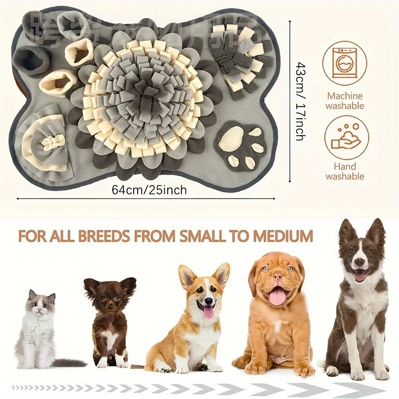 Interactive Dog Slow Feeding Pad Training Mat