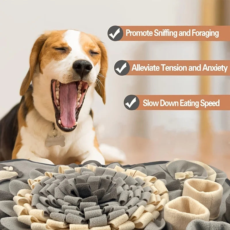 Interactive Dog Slow Feeding Pad Training Mat