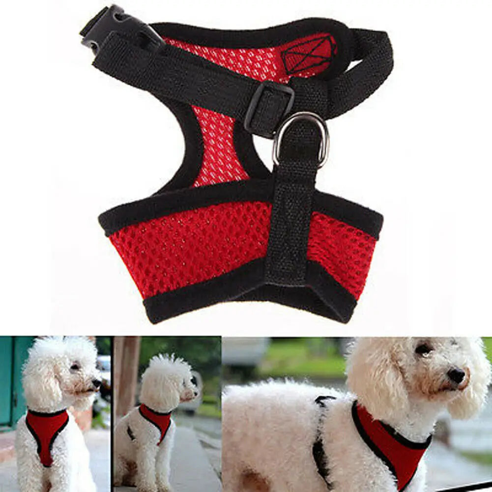 Dog Puppy Breathable Mesh Harness