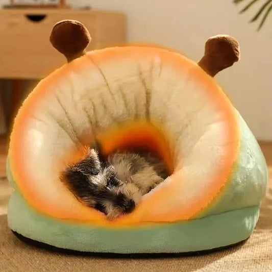 Cozy Slipper-Style Pet Bed