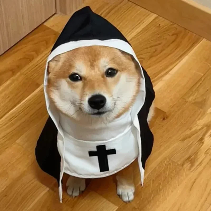 Funny Pet Nun Habit Cosplay