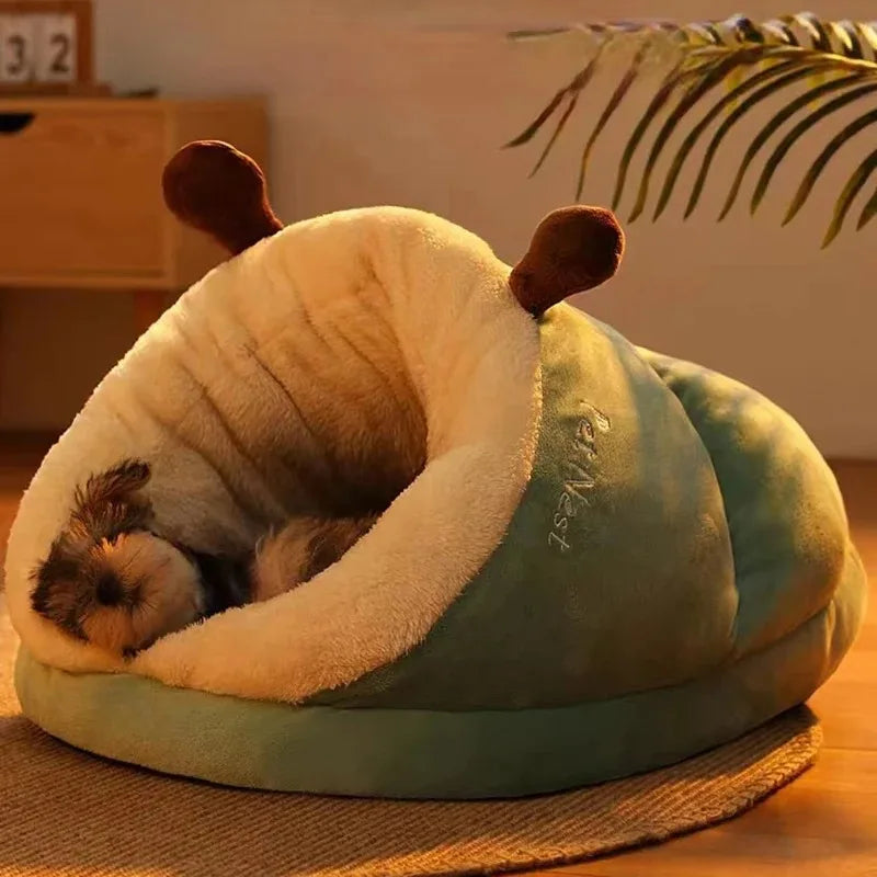 Cozy Slipper-Style Pet Bed