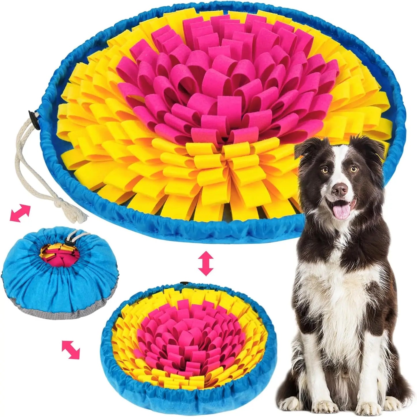 Pet Snuffle Mat for Dogs, Interactive Feeding Game
