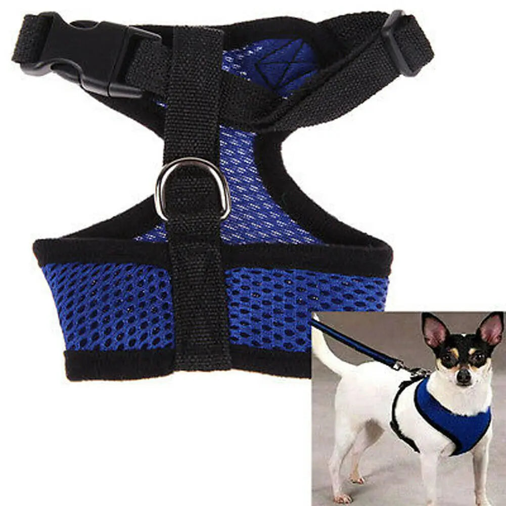 Dog Puppy Breathable Mesh Harness